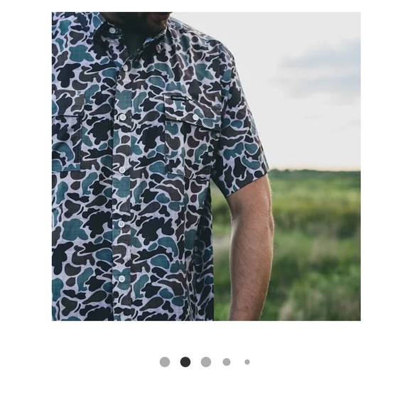 Fieldstone S/S camo button down - Picture 2 of 4